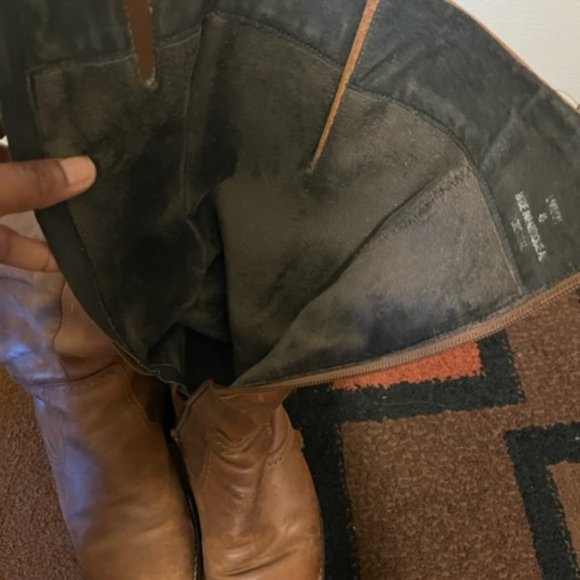 FRYE knee high tall boots cognac - Picture 2 of 2